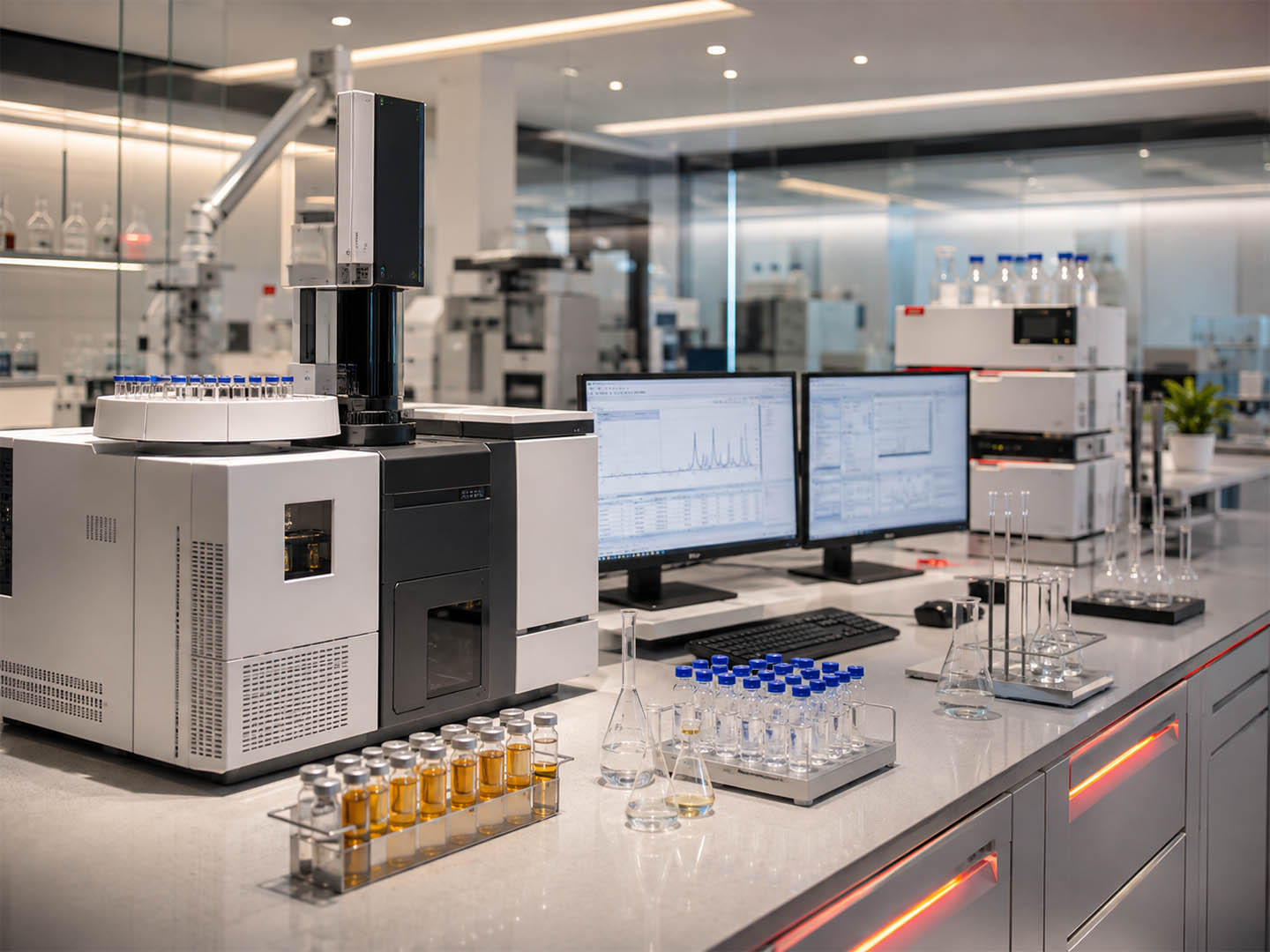 Modern analytical laboratory systems and instrumentation