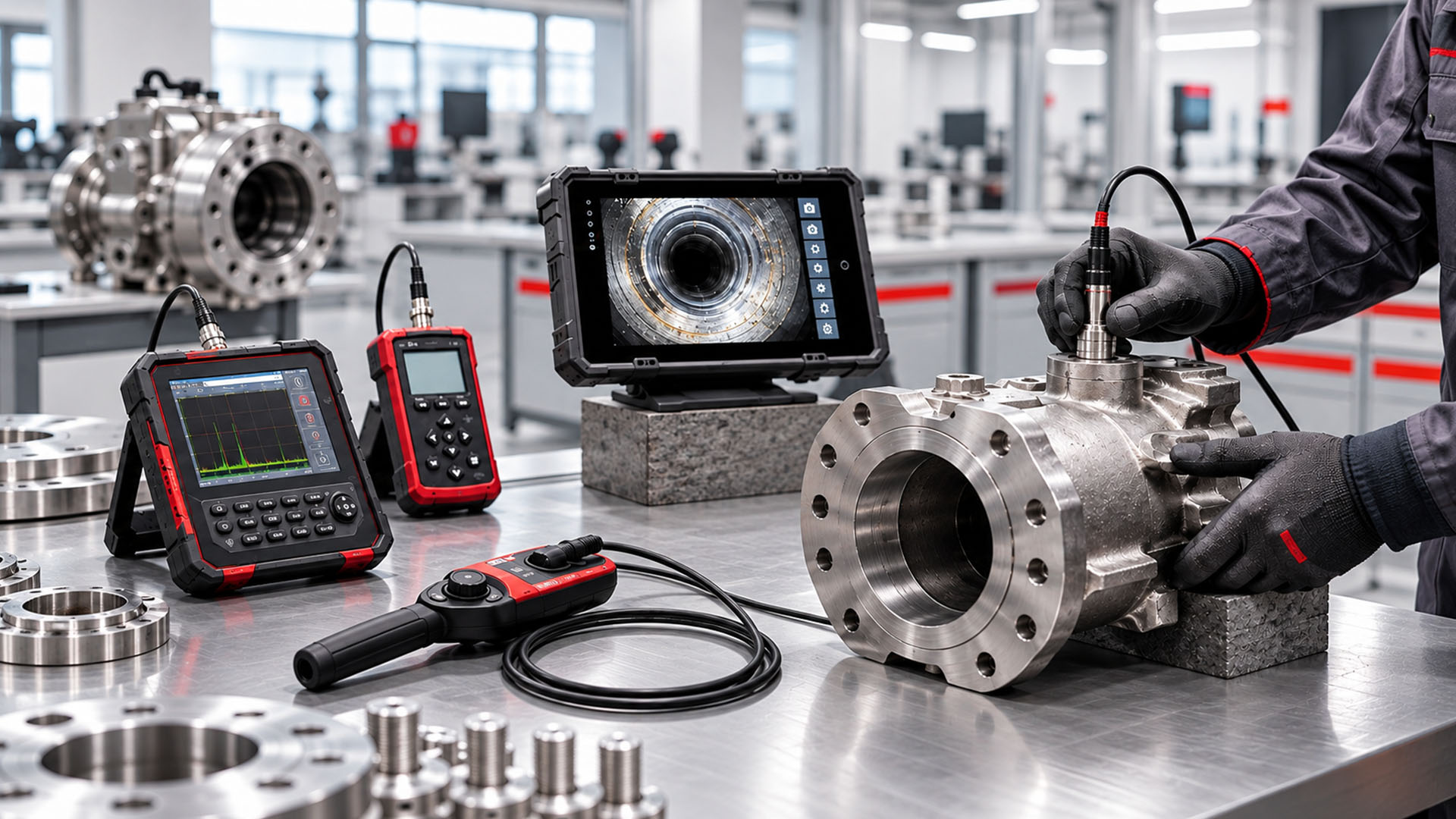 NDT and industrial inspection equipment for technical measurement and asset inspection
